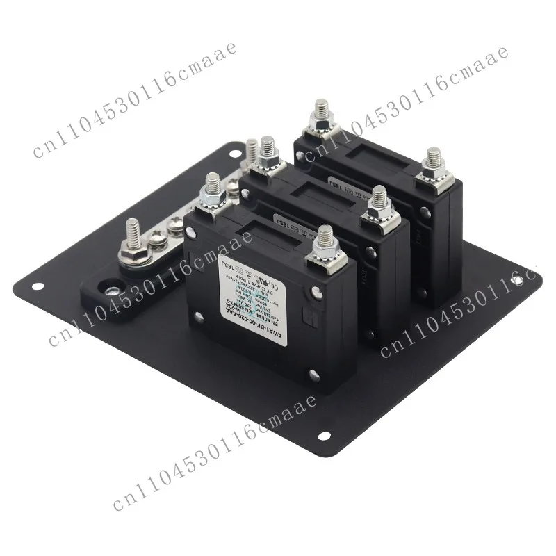 Auto Modification Accessories ON-OFF Liquid Magnetic Circuit Breaker 20A with 5 + 2 Channels 100A Bus Integrated Panel