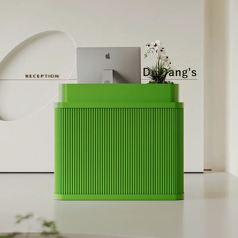 Elegant Checkout Reception Desks Business Stands Commericial Drawers Reception Desks Design Service Scrivania Office Furniture