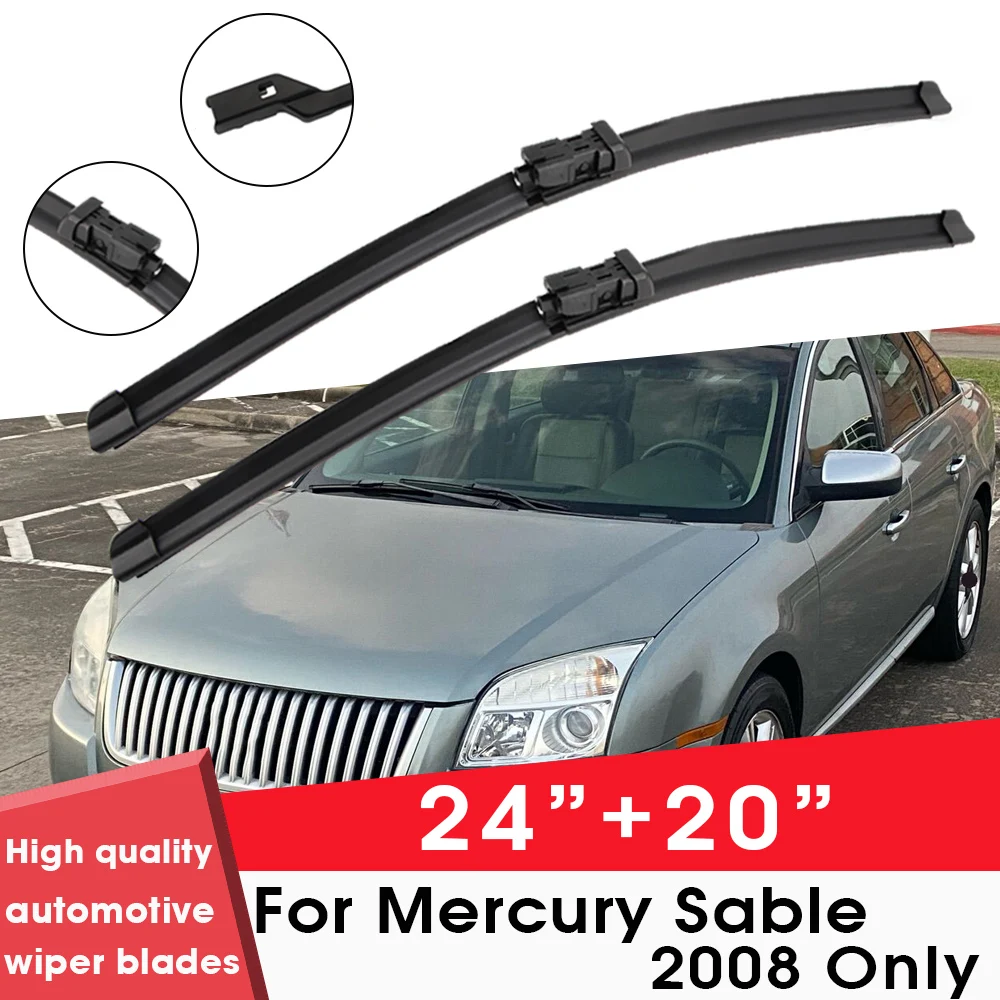 

BEMOST Car Wiper Blades Front Window Windshield Rubber Refill Wiper For Mercury Sable 2008 Only 24"+20" Car Accessories