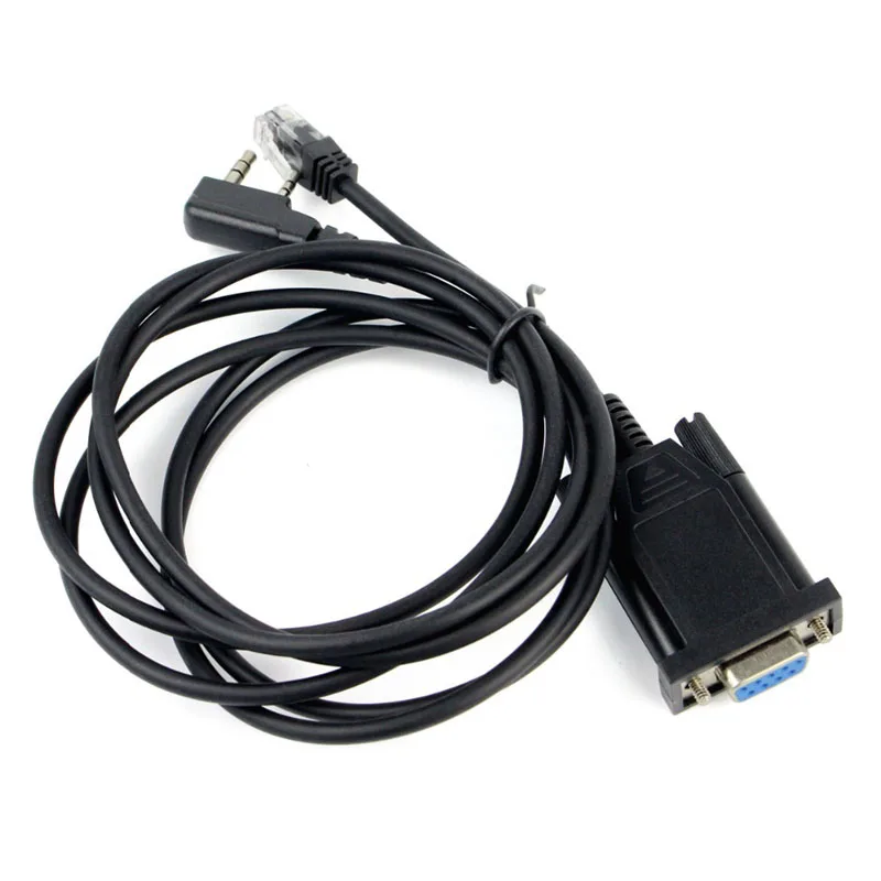 Baofeng UV-5R Walkie Talkie 2 in 1 RS232 Programming Cable for Kenwood KPG-4 KPG4 KPG-22 KPG22 TK-3207 TK-2207 H777 Radio