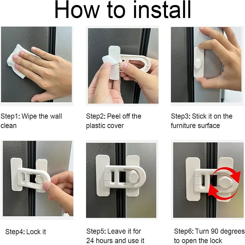 냉장고 어린이 잠금장치 냉동고 잠금장치 냉장고 문 오븐 어린이 안전 잠금장치 오븐 아기 안전 잠금장치 냉장고 문 안전 잠금장치