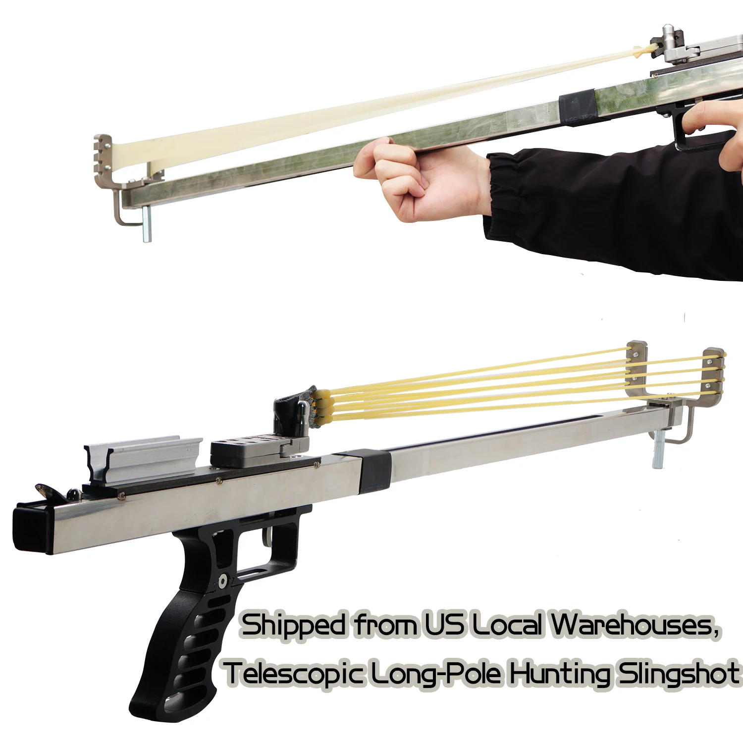 

Рогатка для стрельбы своими руками, большой набор охотничьих рогаток, доставка из местных склад в США, катапульта для стрельбы для отдыха на открытом воздухе