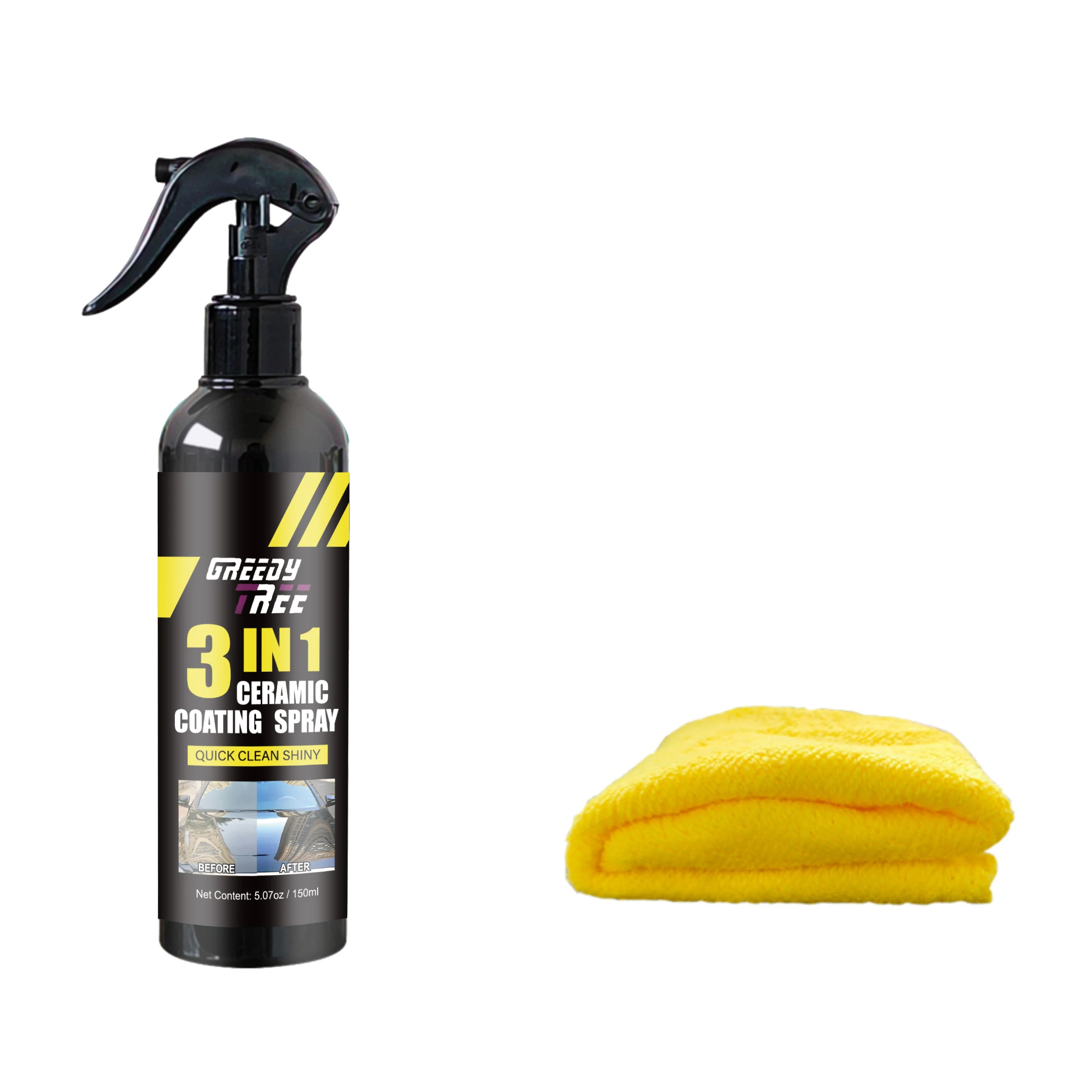 Ceramic Coating Paint For Car, Maximum Gloss Plating Spray Dust-proof And Glazing Coating Spray Hydrophobic