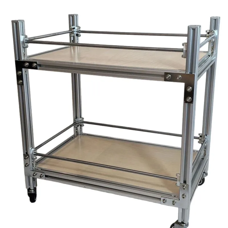 Aluminum alloy cart tool cart convenient small storage car