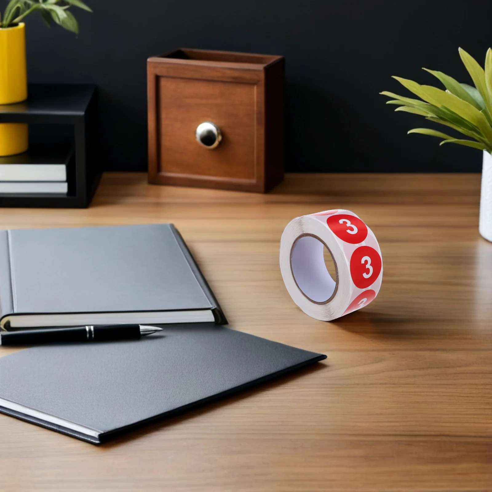 

2500Pcs Self Adhesive Number Stickers Small Round Number Labels 1-5 for Inventory Storage Office Classroom Refrigerator