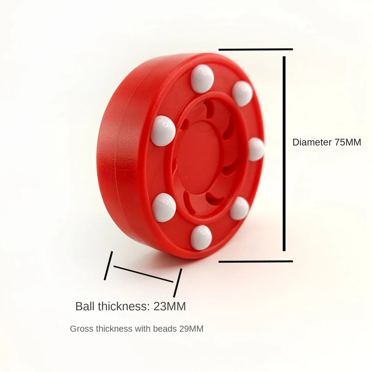 AEB0-Roller Hockey Puck ABS High-Density Street Land Hockey Practice Puck For Ice Inline Street Hockey Training