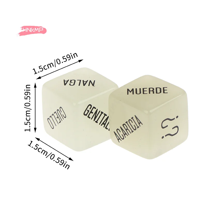 2/3 قطعة/المجموعة مضيئة الكبار زوجين الجنس النرد لعبة اللعب الذكور والإناث يمزح النرد وهدايا غرفة نوم الكبار