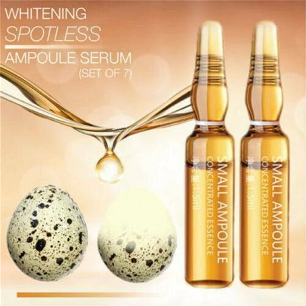 Whitening Spotless Ampoule Serum Hyaluronic Acid Firming Face Serum Pore Dark Spot Corrective Skin Care Essence(Set of 7)