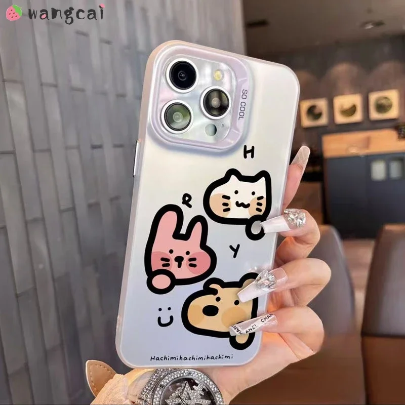 For iTel S23 A48 S17 S16 A60 A05S Vision 3 1 Plus 1 Pro P38 P36 Pro Lite Phone Case Cartoon Cute Cat Puppy Rabbit Soft Cover