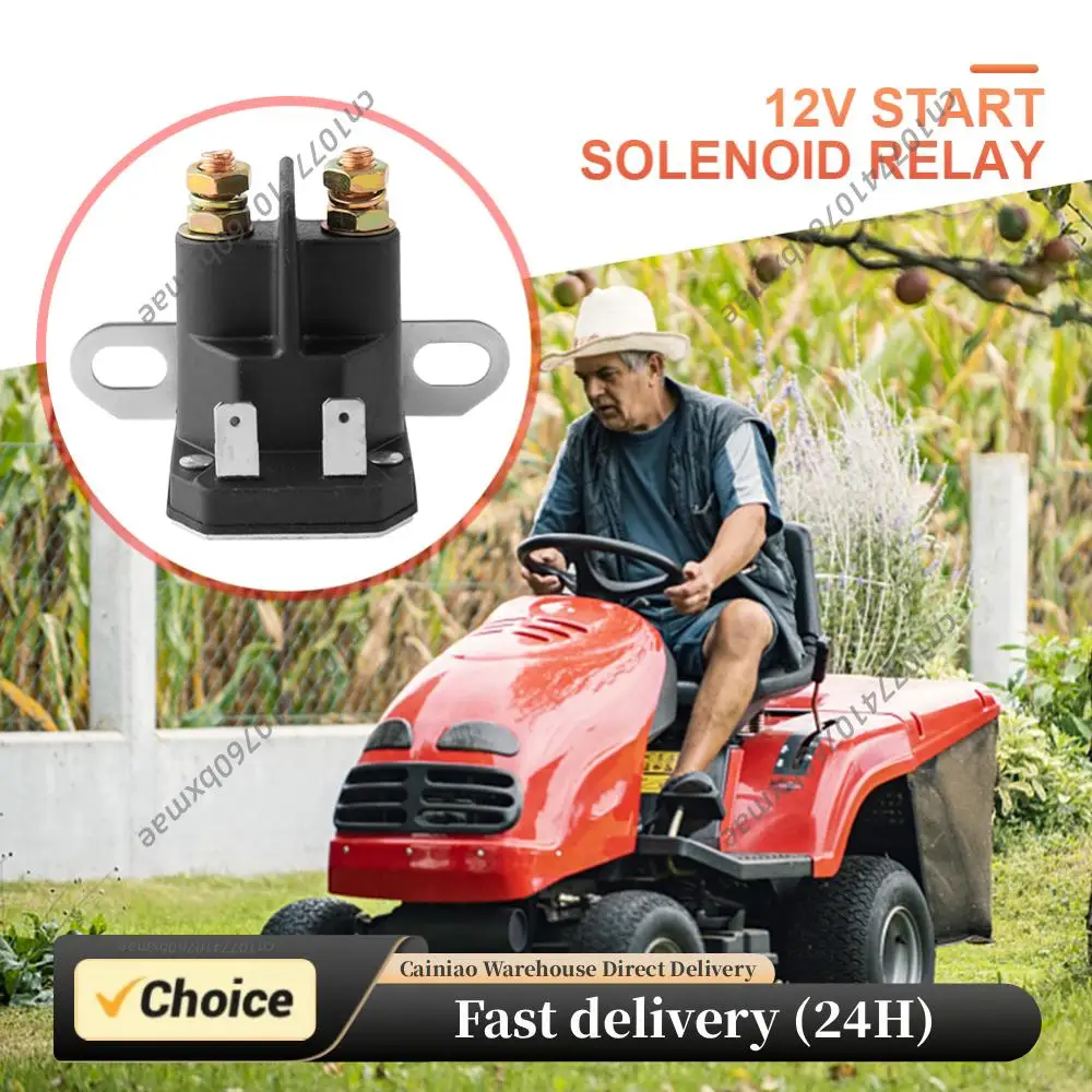 12V Solenoid Valve Relay 725-04439A Lawn Mower Motorcycle Starter 1134-2962-01 Zinc Alloy 33-335 for Riding Lawn Mower Tractor