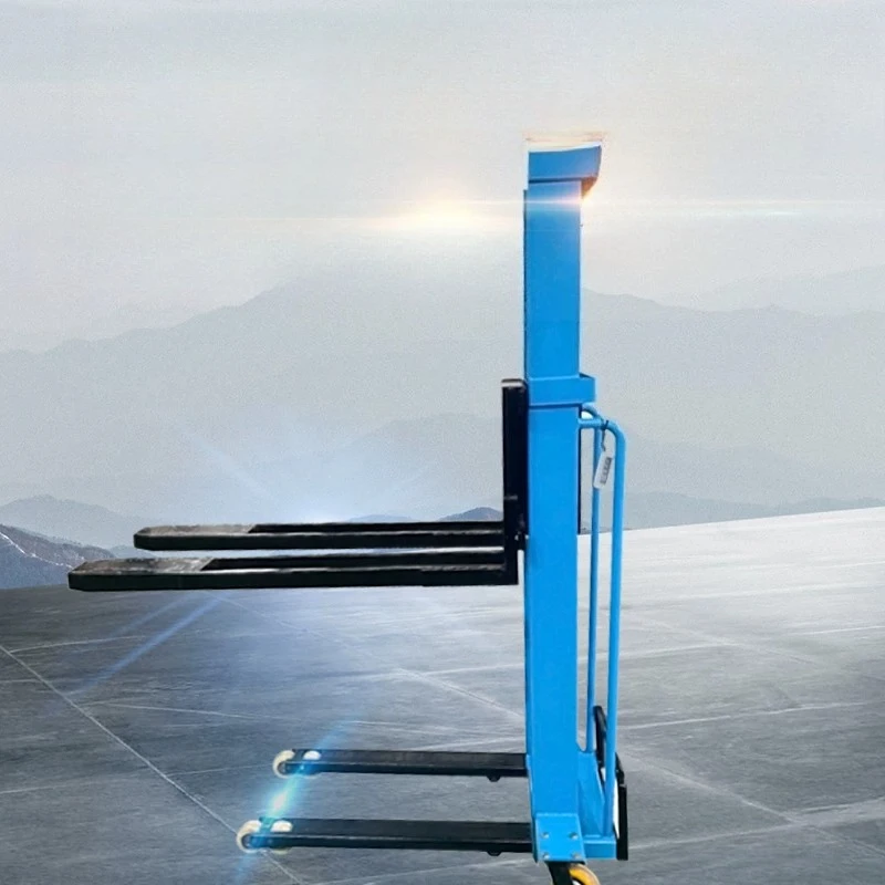 Manual hydraulic cargo trolley, electric lifting platform, flatbed truck loading and unloading truck