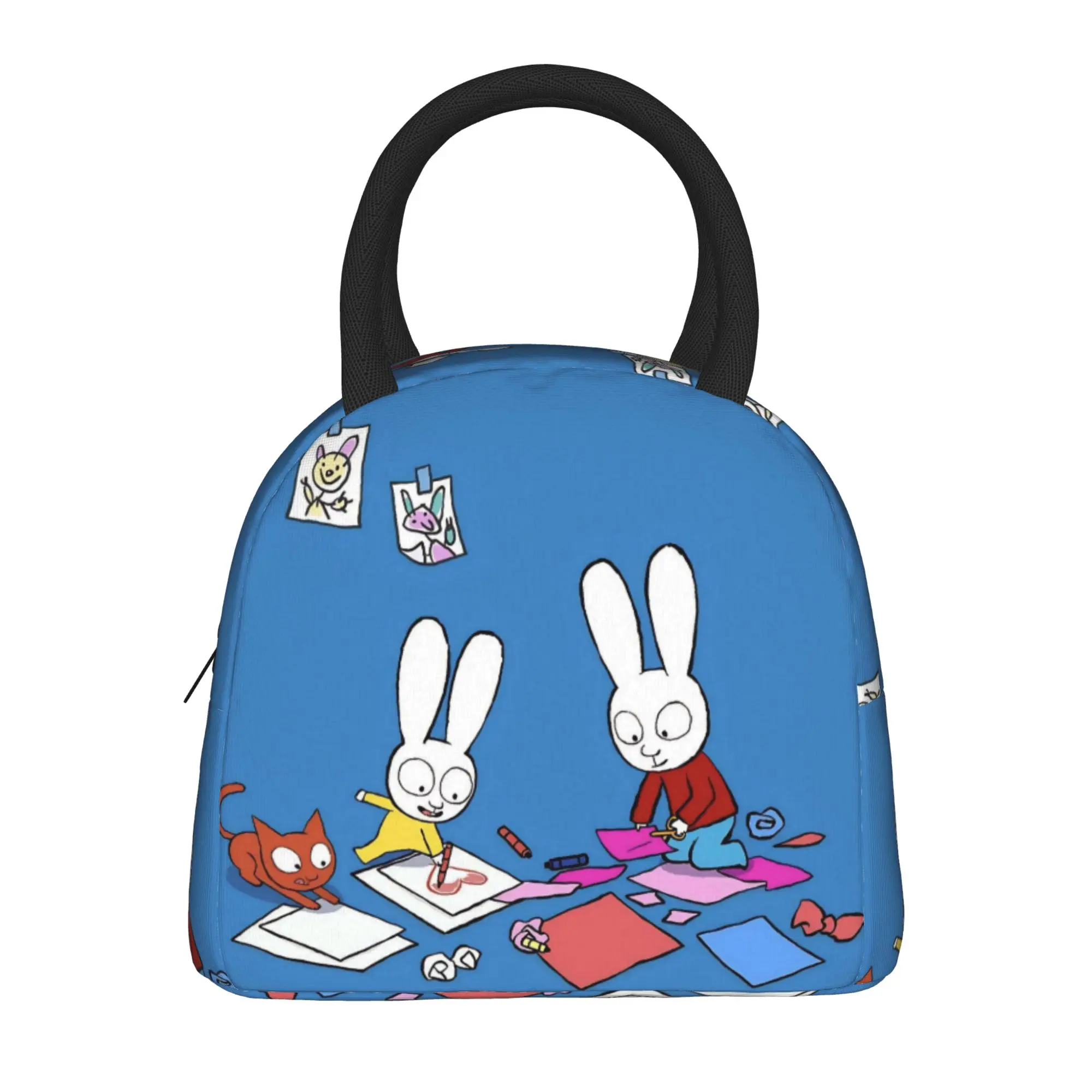 Simon Super Rabbit Accessories Insulated Lunch Bag For Office  Food Storage Bag Portable Cooler Thermal Lunch Box
