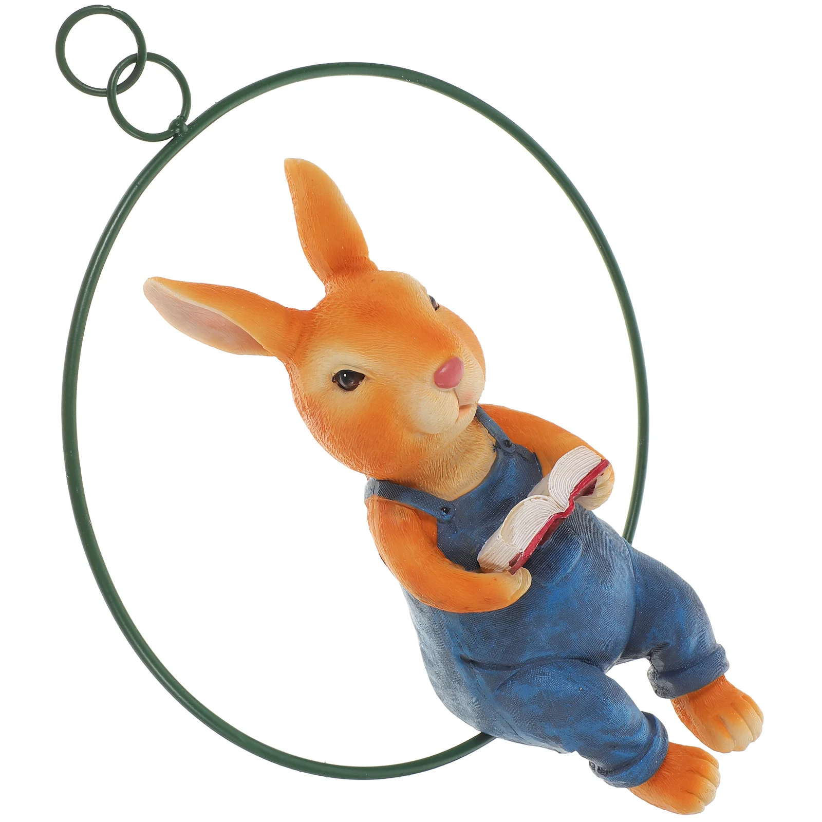 

Cartoon Bunny Garden Statue Resin Outdoor Yard Decoration Easter Rabbit Ornament Garden Rabbit Statue Resin Animal