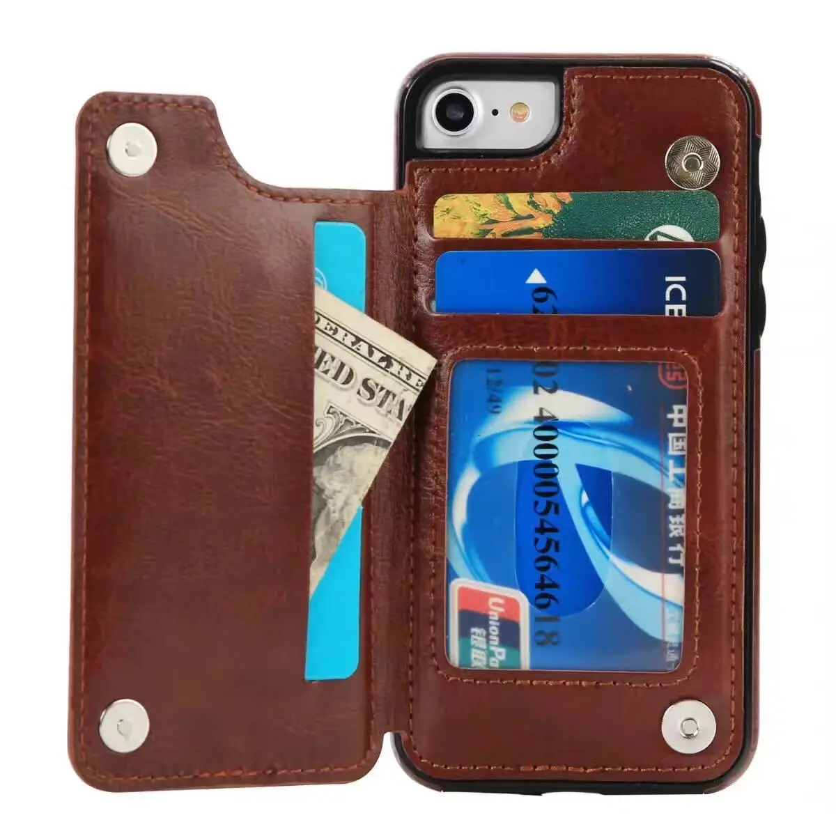 iPhone15plus case iPhone12 leather case iPhone7 Plug-in card iPhone15 case iPhone11 Drop resistant iPhone14 case iPhone13