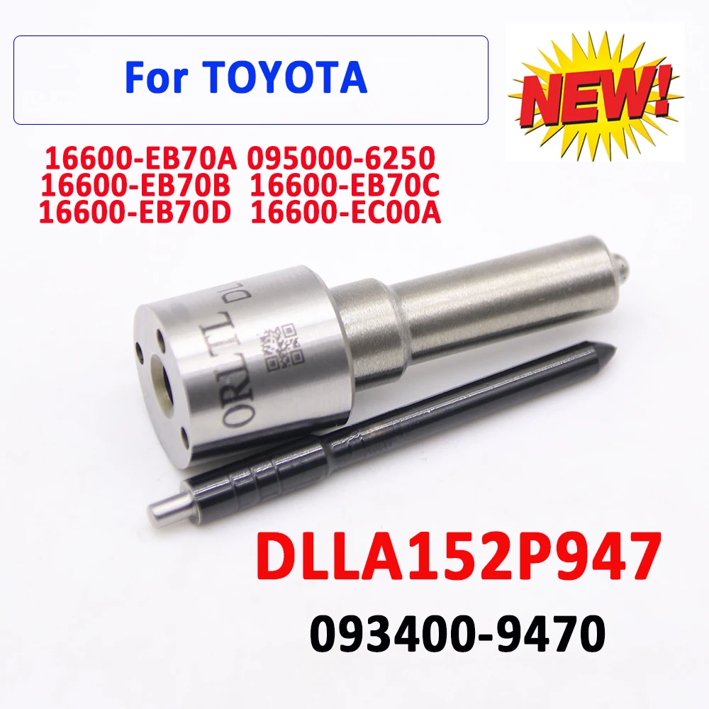 ORLTL 16600-EB70B DLLA152P947 Fuel Injector Nozzle DLLA 152P 947 Diesel For Toyota Nissan 095000-6250 16600-EC00A 16600-EB70C