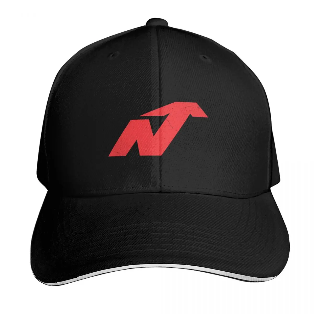 THE NORD UP SCALE Baseball Cap Contrast Two Tone Brim Snapback Flat Bill Strapback Dad Hat