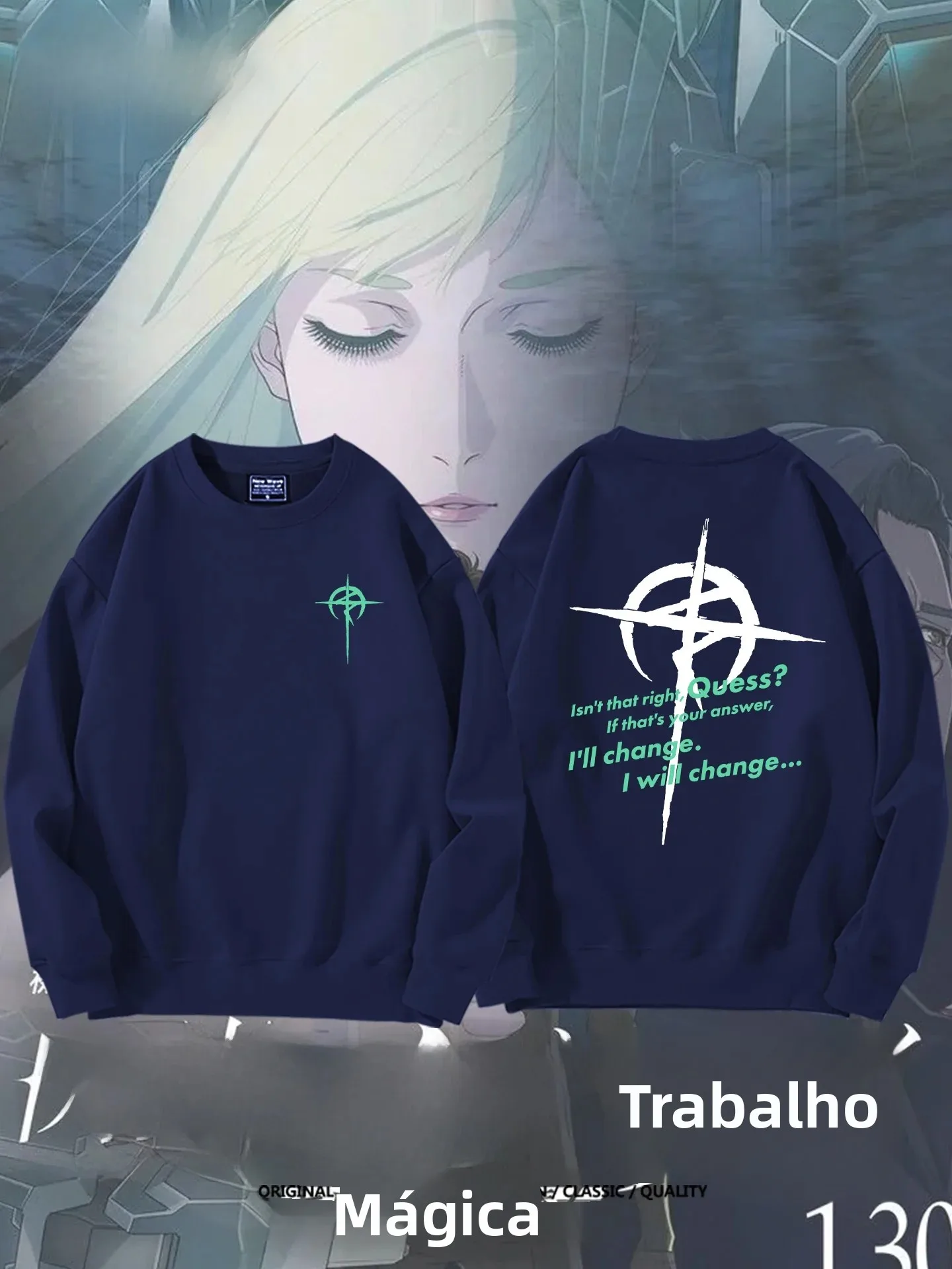 Camiseta casual masculina com forro de lã, gola redonda, confortável, ajuste solto, manga comprida, estampada, adequada para ...
