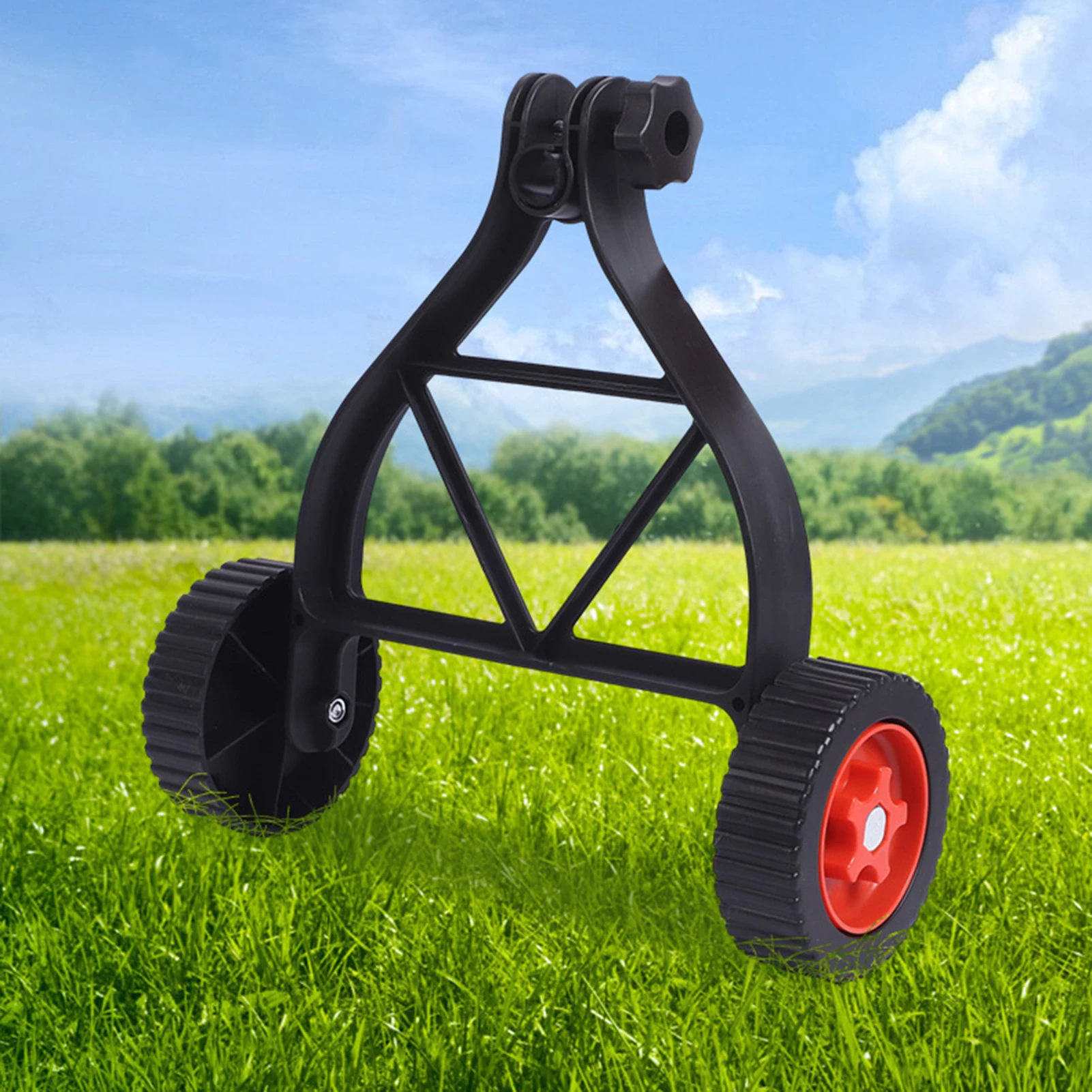 Plastic Support Wheel Set for Lawn Care Gardeners Adjustable Auxiliary Wheel for Battery Grass Trimmer Durable Gear