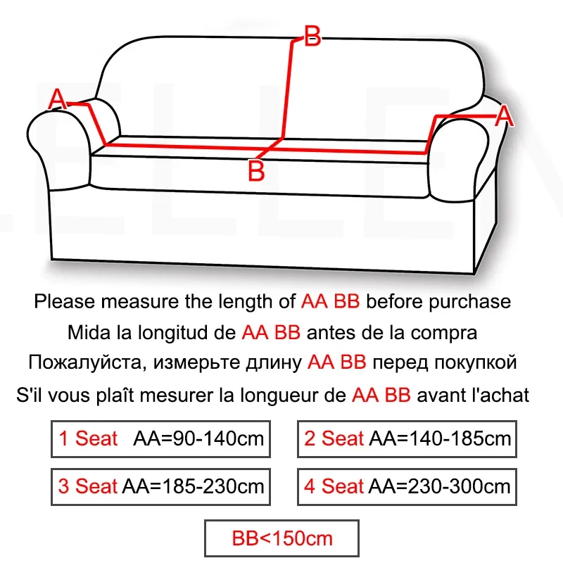 Sofa Cover Thick Elastic 1/2/3/4 Seater Sofa Cover for Living Room Velvet Plush L Shaped Corner Sofa Cover Couch Covers