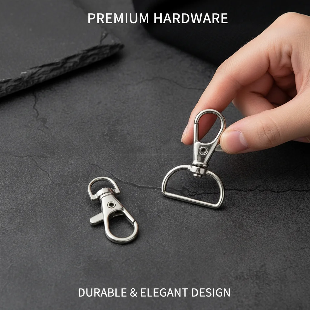 5/50/100PCS Swivel Clasps Lanyard Snap Hooks Key Chain Clip Hook Metal Lobster Claw Clasp for Keychain Sewing Jewelry DIY Crafts
