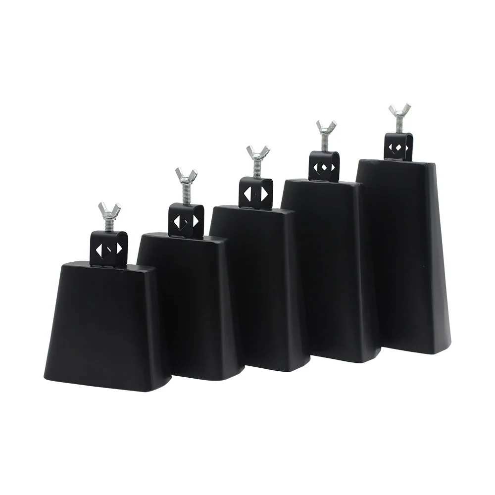 SLADE 4/5/6/7/8 Inches Cowbell Metal Steel Material Jazz Music Tools Hand Held Cattle Bell Drums Percussion Instrument Fittings