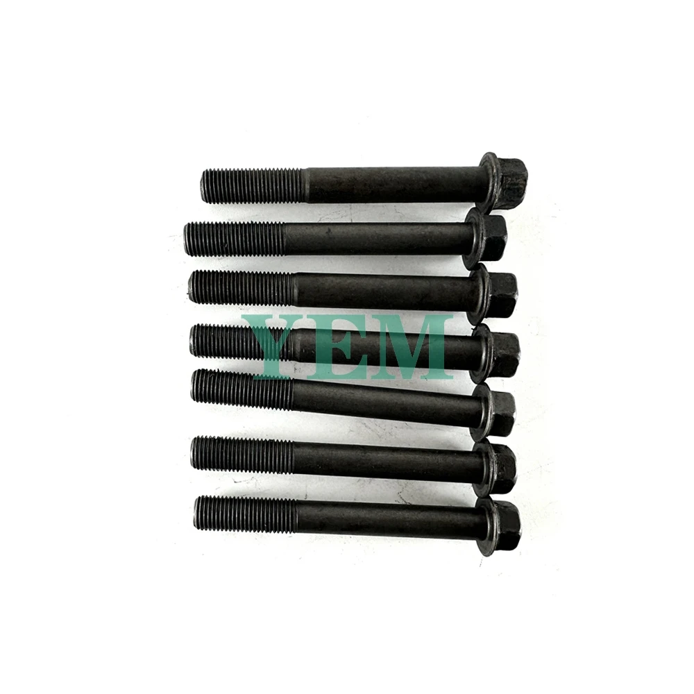 1 Set Cylinder Head Bolt (8pcs) For Perkins 1103A-33T Diesel Engine  1103A-33T Cylinder Head Bolt.