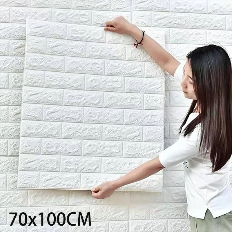 Home Decor Items Selbstklebende Vinyl-Tapete im europäischen Stil, Raumdekoration, PVC-Wandaufkleber zum Abziehen und Aufkleben, Größe 70 x 100 cm