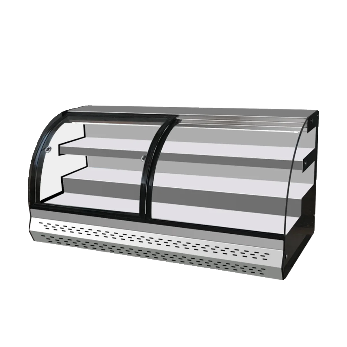 LH commercial frozen mobile stall freezer three-layer ladder tricycle barbecue refrigerated refrigerator