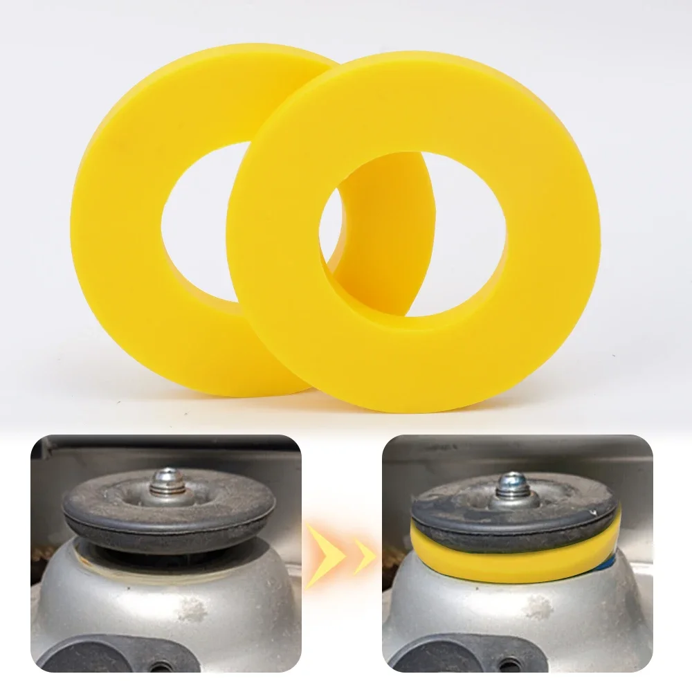 Automotive Front Shock Absorber Tower Rubber Cushion Ring Bushings Universal Front Strut Tower Bearing Washer Noise Reduction