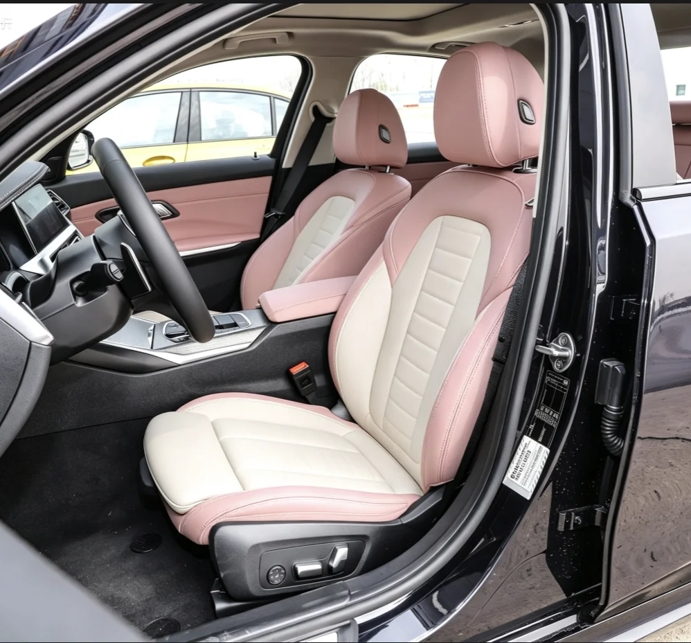 Für BMW G20 2020~2024 Maßgefertigte Autositzbezüge Luxuriöses Nappaleder 100% Passgenau Innenraumzubehör 360 ° Vollständige Abdeckung – Detail 7