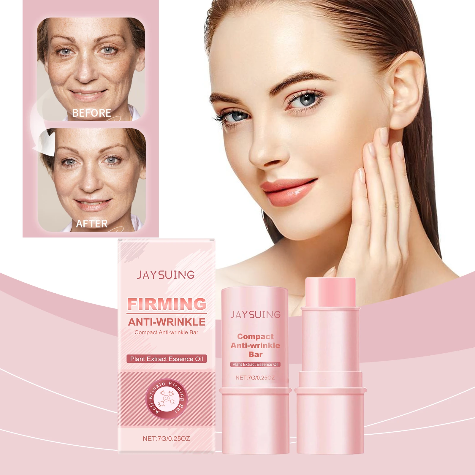 Instant Wrinkle Removal Multi Bounce Balm Facial Tightening Moisturizing Korean Anti-Wrinkle Balm Stick Cream Skin Care Products