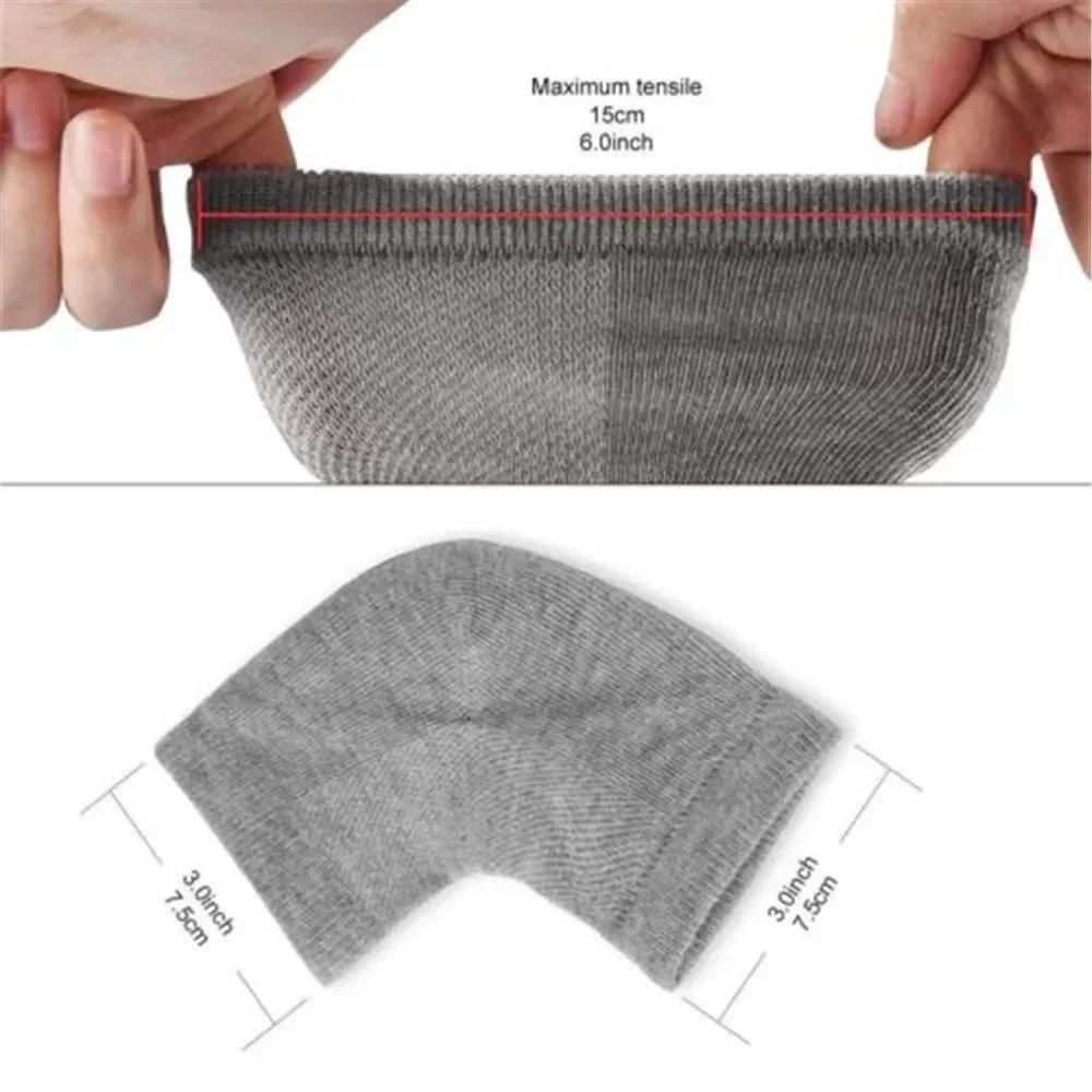 Heel Moisturizing Socks Open Toe Socks 1 Pair Cracked Gel Heel Socks Foot Toeless Heel Repair Socks for Dry Hard Cracked Feet