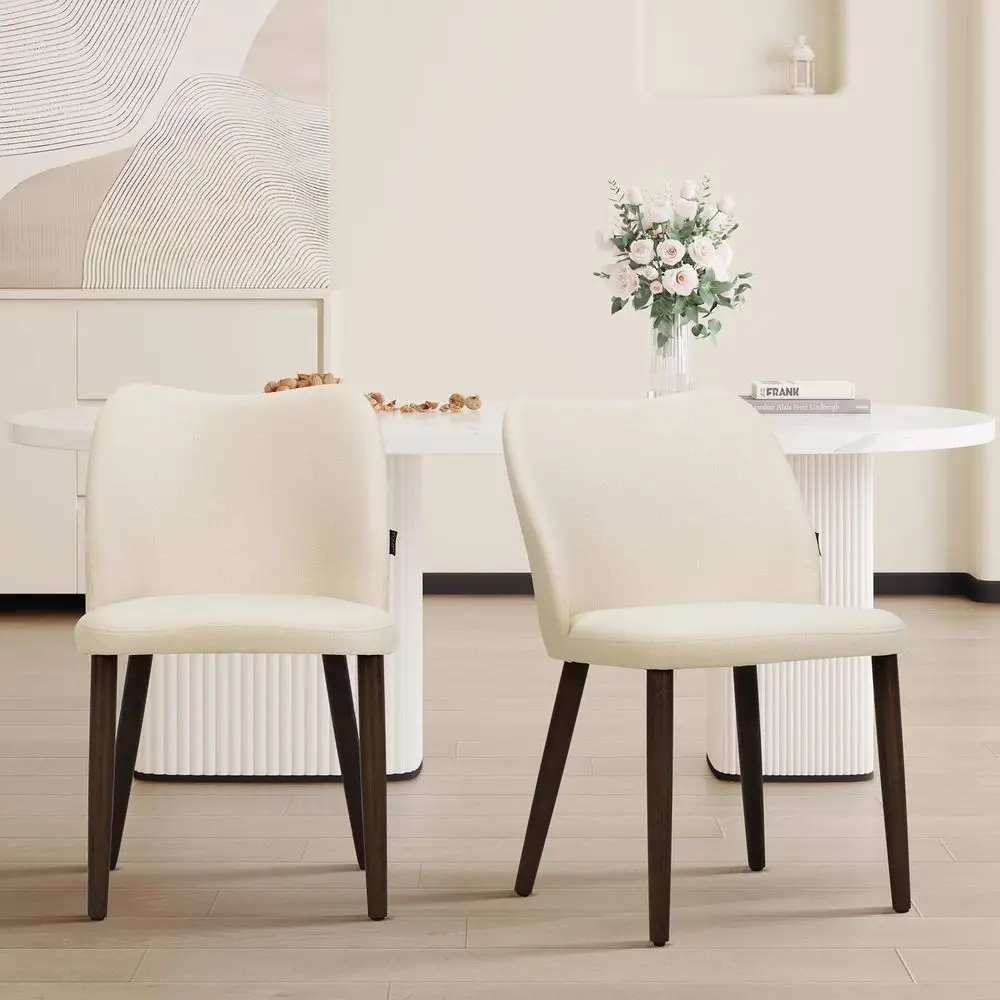 

Dining Chairs Set of 4, Upholstered Kitchen Dining Room Chair, Modern Fabric Farmhouse Dinner Chair for Restaurant amp Cafe, Da