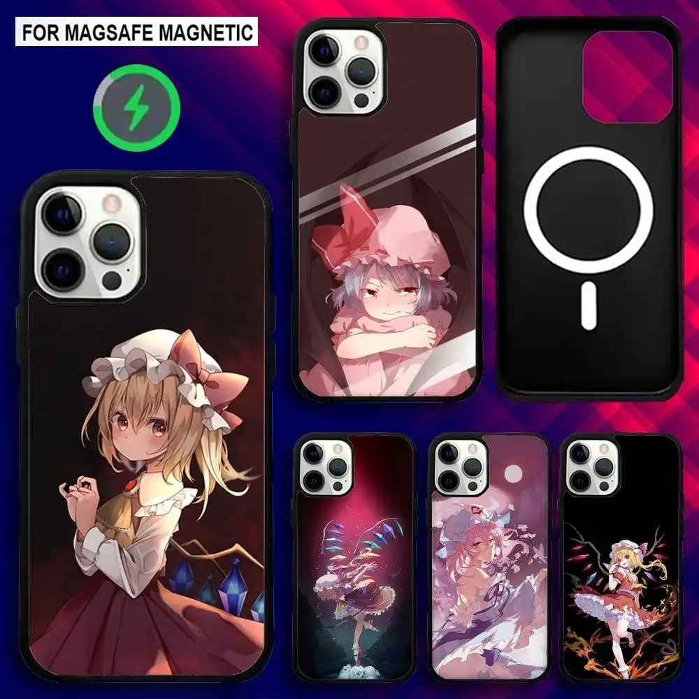 

T-TouHou Project Flandre Phone Case For iPhone 16e,16,15,14,13,12,11,Plus,Pro,Max,Mini Magsafe Magnetic Wireless Charging
