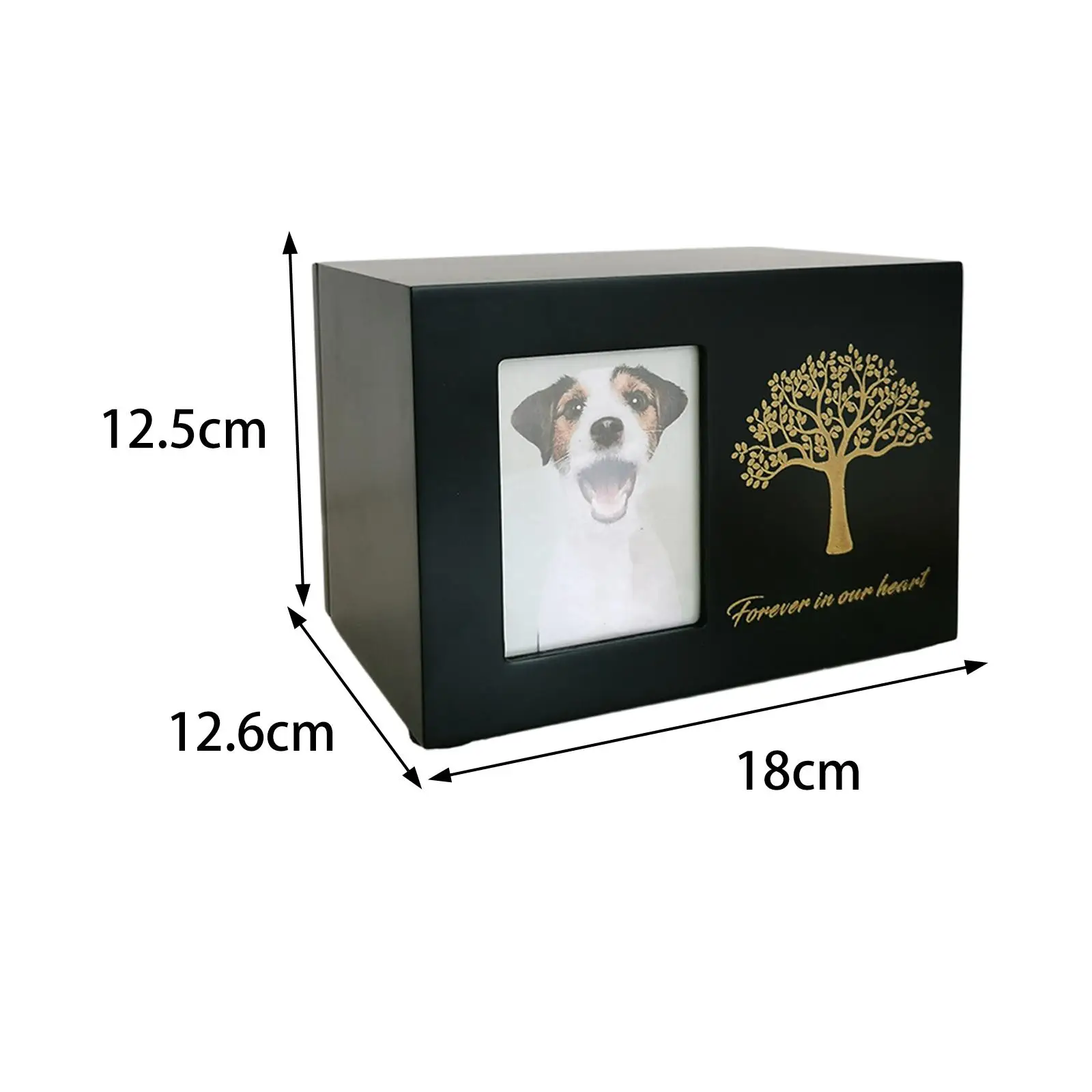 Pet Cremation Urn Commemorative Funeral Supplies Souvenir Gifts Wood Memorial Box Cat Ashes Keepsake Box Pet Memorial Urns