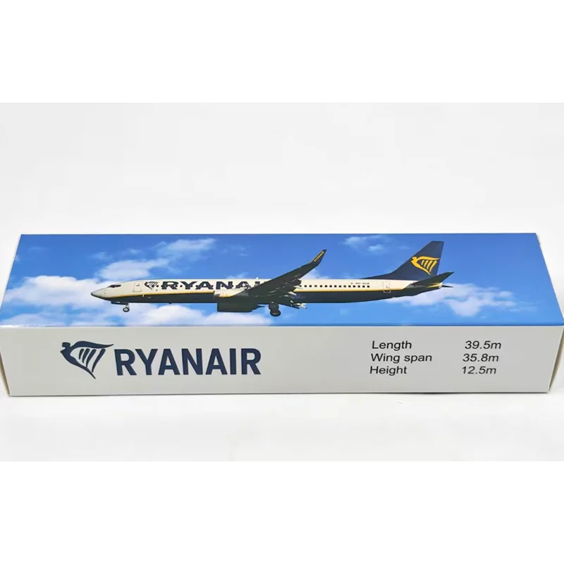 

Масштаб 1/200 Ryanair B737-800, статическая пластиковая модель самолета, коллекция декоративных украшений, подарок