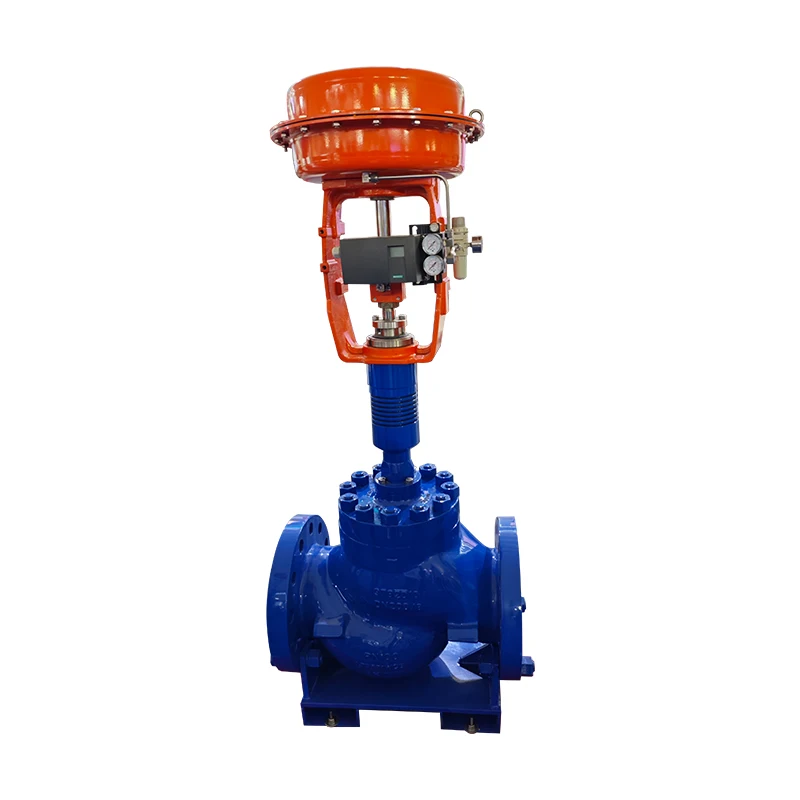 DN 200 Class 600 ANSI Cast Steel Pneumatic High Pressure Control Valve for Water OEM izle
