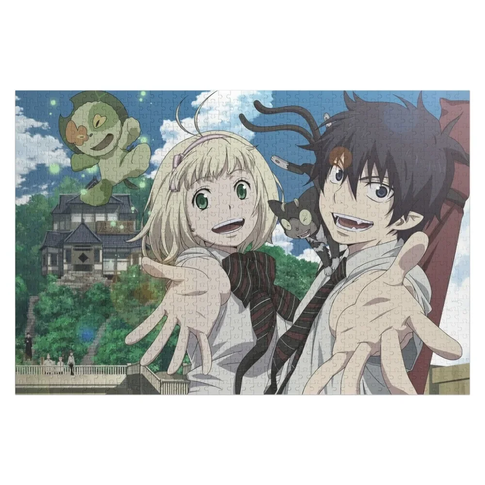 Blue Exorcist 1 Jigsaw Puzzle Custom Gift Photo Personalize Name Wooden Toy Puzzle