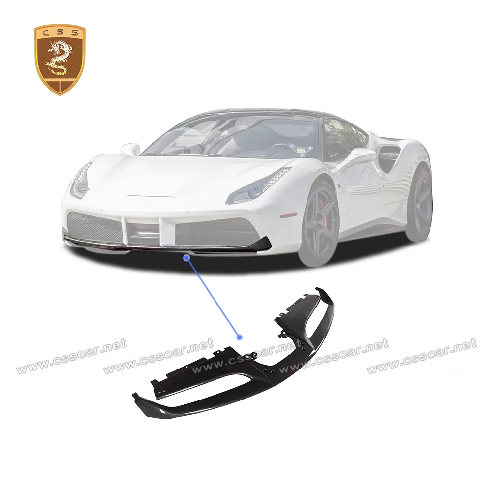 

For Ferrari 488 OEM Car Front Rear Bumper Lip Protection Guard Dry Carbon Fiber Body Kits