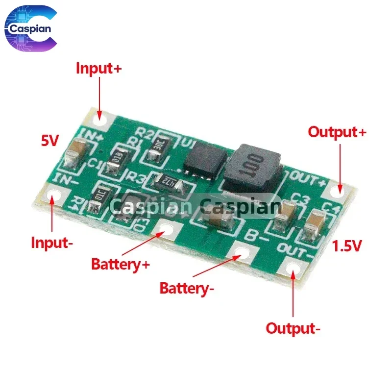 AA/AAA dry battery modified to lithium battery 3V-4.2V reduced by 1.5V charging and discharging toy remote control mouse modific