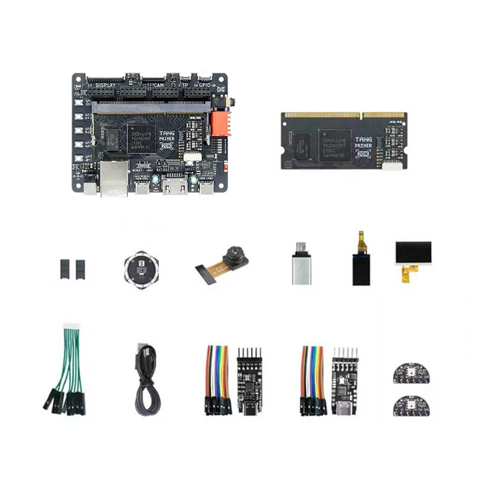 

Tang Primer 20K Dock FPGA Development Board Kit FPGA Core Board Minimum System GW2A-LV1