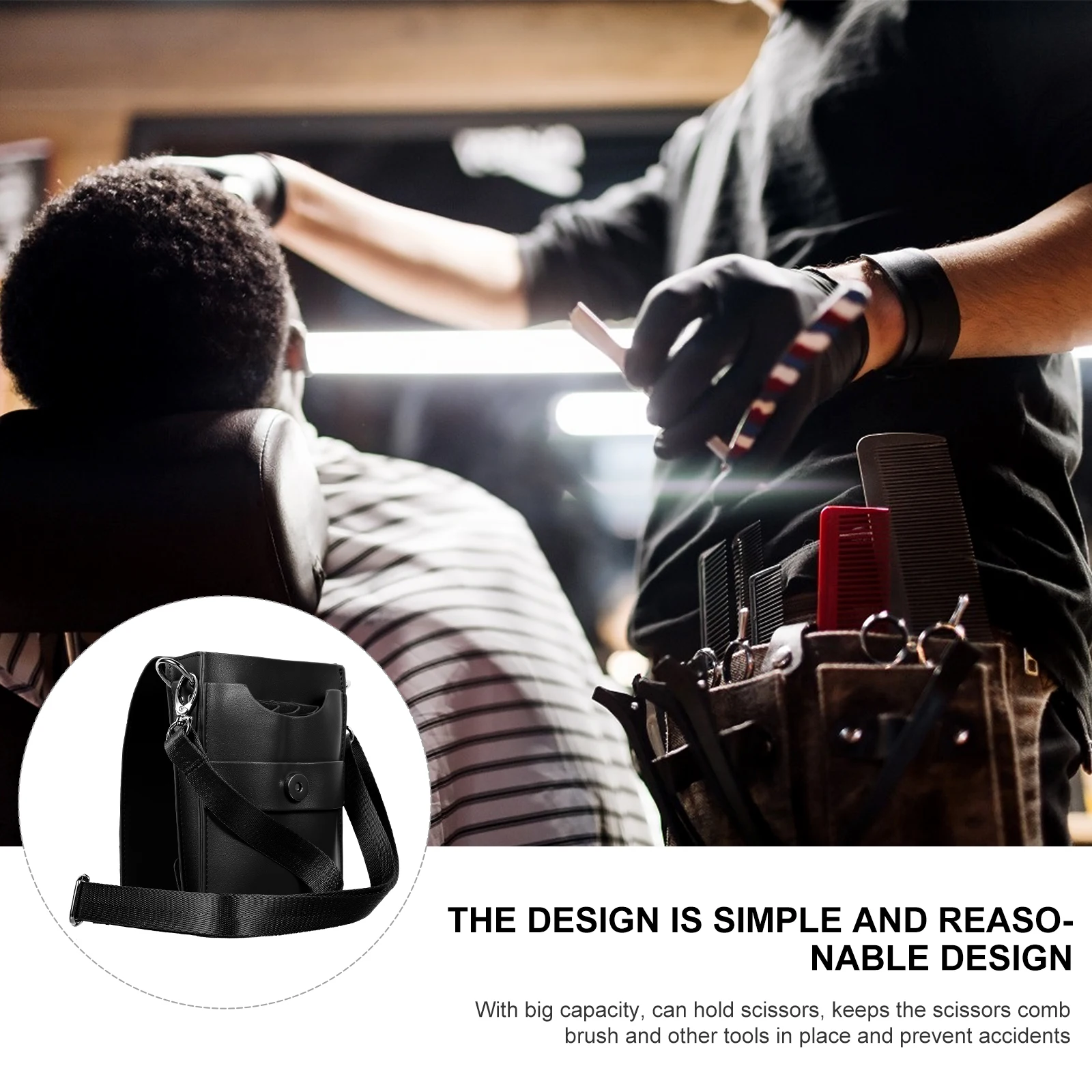 

Scissors Fanny Pack Hairdresser Waist Belt Cutting Case Stylist Bags Barber Tools Storage Bag Large Capacity