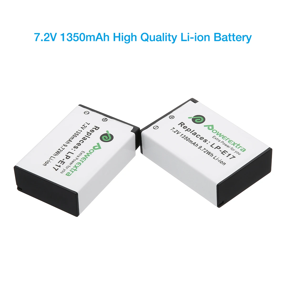 Powerextra 8.4V 0.8A Output Rechargeable Li-Ion Battery Digital Camera Lpe17 Lp-e17 Battery Charger