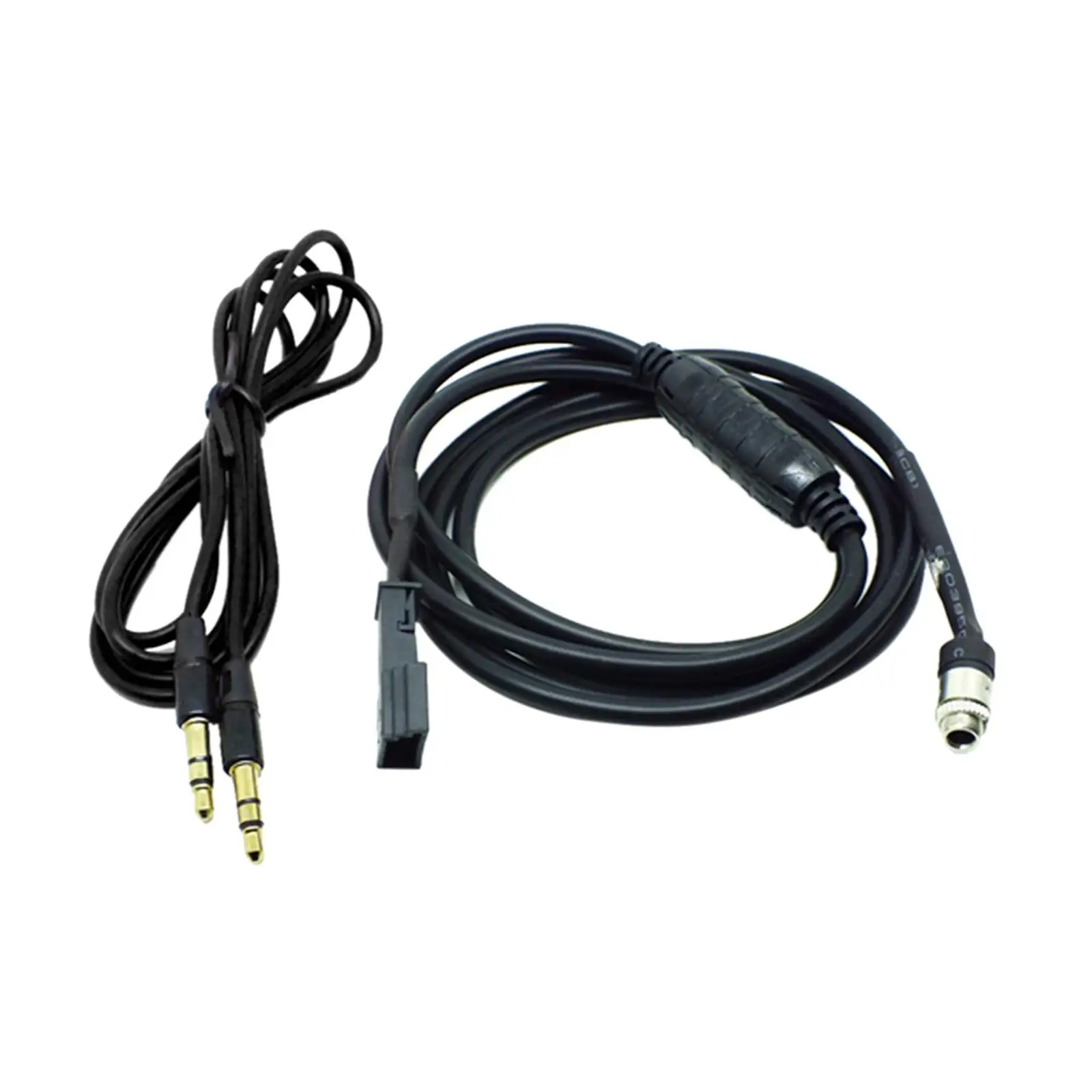 3pin Car AUX Audio Cable Female Adapter Plug Copper Core for in Car Stereo and MP3 Connection