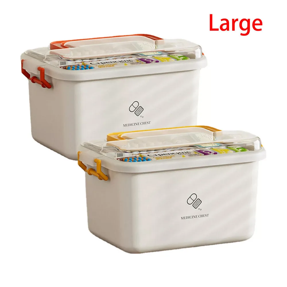 Portable Medication Storage Large-Capacity Medicine Box