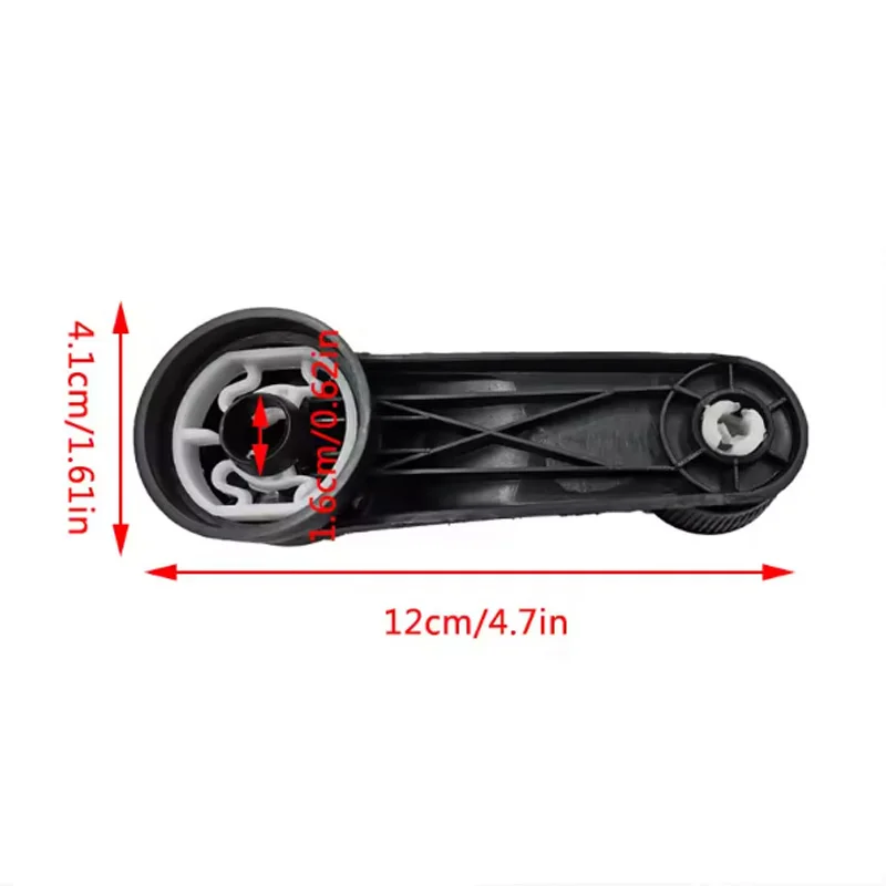 1H0837581D 2PCS Suitable for golf Jetta Santana car glass handle door lifter crank window roll crank handle