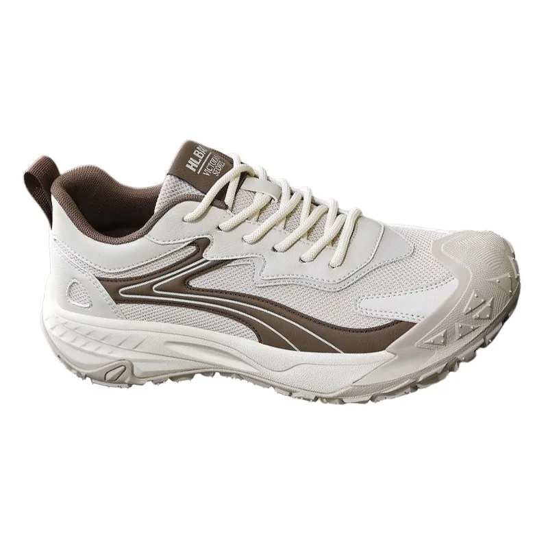

Classic Brand Comfortable Thick Soled Outdoor Hiking Shoe Top Quality Wearable Trekking Sneakers Anti Slip Sport Leisure Shoe