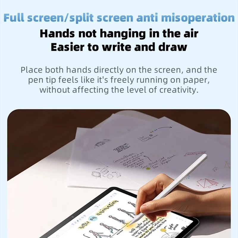 موديل جديد 2025 مناسب لقلم Apple Pencil المغناطيسي اللاسلكي للشحن المزدوج للشحن بالسعة قلم iPad M2/M3/M4 #5