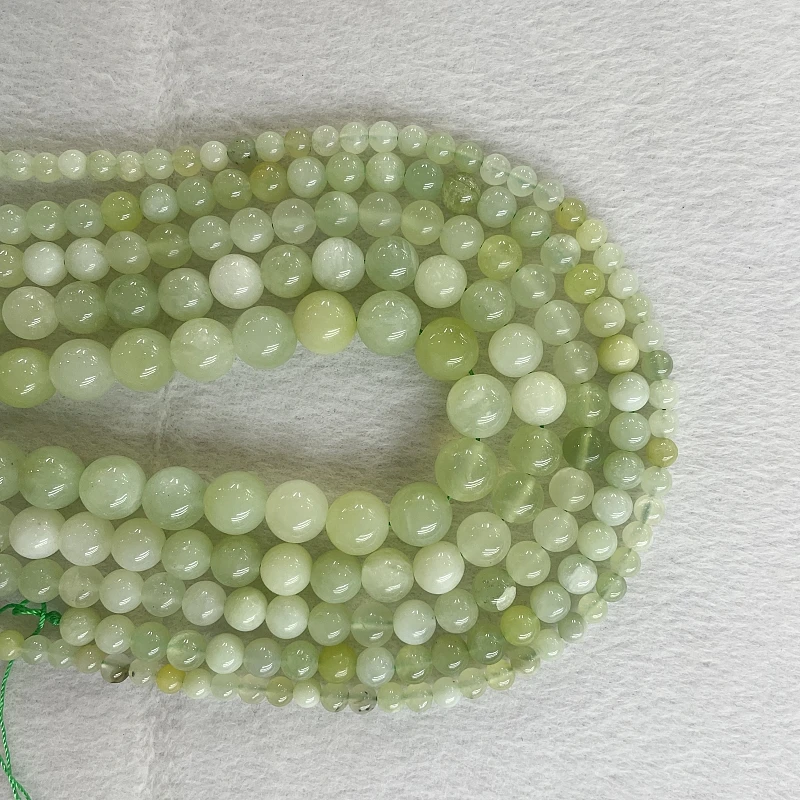 6 8 1012MM Natural Stone Beads Jade de chine Agate Jades Loose Spacer Beads for Jewelry Making DIY Bracelet Necklace Accessories