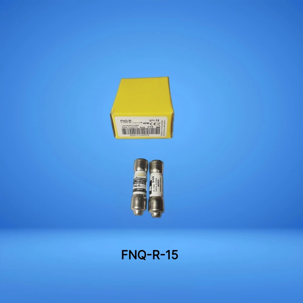 FNQ-R-15  Time Delay Class CC Fuse, 15A 600VAC OEM【10-Pack】